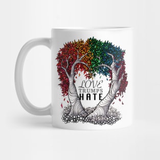 Love trumps hate Mug